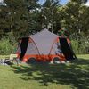vidaXL &Scaron;otor z dome s streho Siva in oranžna 505 x 450 x 248 cm