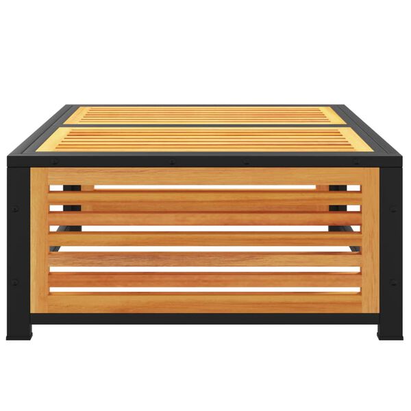 vidaXL Vrtna miza 68x68x30 cm trden akacijev les