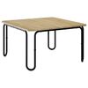 vidaXL Klubska miza Sonoma hrast 100 x 100 x 45 cm Inženirski les