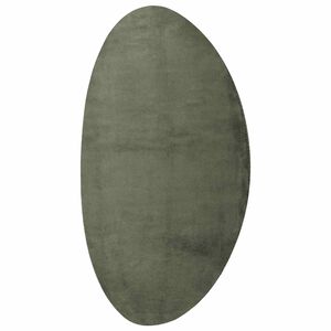 vidaXL Preproge za povr&scaron;ine HUARTE Gozdno zelena 80 x 150 cm Poliester