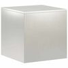 vidaXL Stojalo za rastline Srebrna 40 x 40 x 40 cm Jeklo