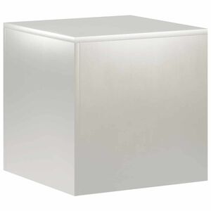 vidaXL Stojalo za rastline Srebrna 40 x 40 x 40 cm Jeklo