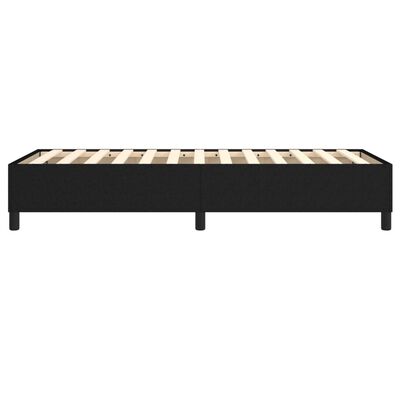 vidaXL Box spring posteljni okvir črn 90x190 cm blago