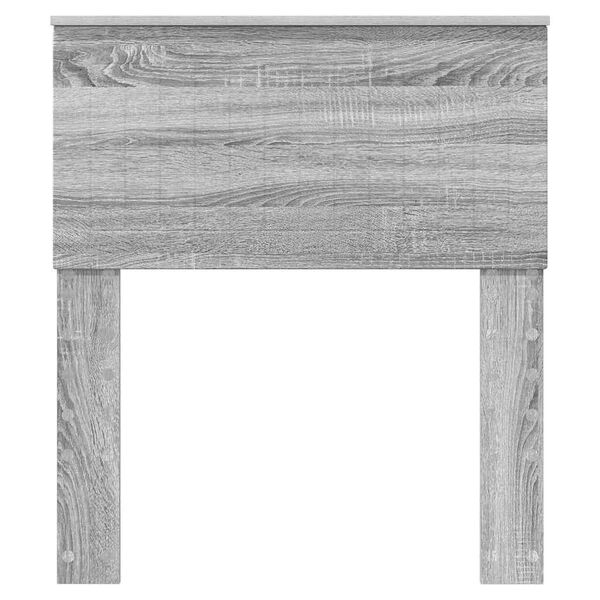 vidaXL Vzglavje z vzglavjem Siva Sonoma 75 cm Konstruiran les