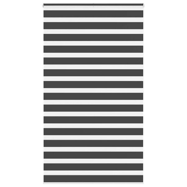 idaXL Zebra senčilo črna 130x200 cm tkanina &scaron;irina 125,9 cm poliester