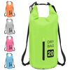 vidaXL Torba Dry Bag z zadrgo zelena 20 L PVC