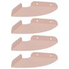 vidaXL Ležeča polica s polico 4 pcs Roza 15 x 15 x 2 cm