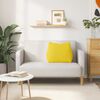 vidaXL Poglavni vzglavnik Svetlo rumena 60 x 20 x 50 cm blago