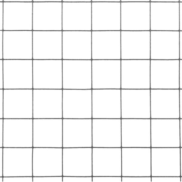 vidaXL Žična mreža za ograjo jeklo s PVC oblogo 10x1,5 m siva