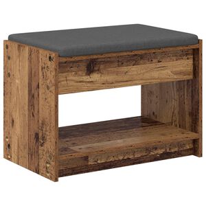 vidaXL Haldna klop Star les 63 x 38 x 45 cm Oblikovan Les in Tkanina