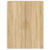 vidaXL Stenska omarica 2 kosa sonoma hrast inženirski les