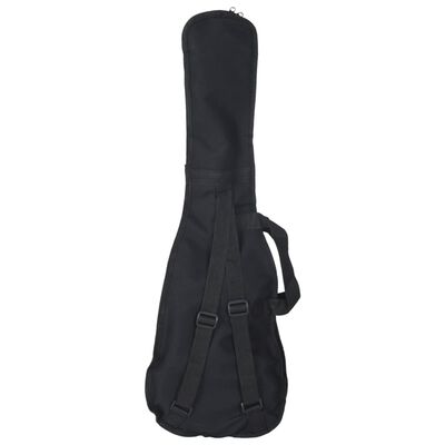 vidaXL Otroška električna kitara s torbo rjava in črna 3/4 30"