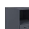 vidaXL Nočna omarica 2 kosa antracit 36x39x60,5 cm jeklo