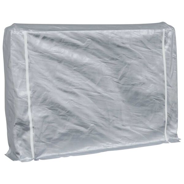 vidaXL Stojalo za drva z dežnim pokrovom 200x25x150 cm Pocinkano jeklo