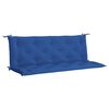 vidaXL Blazina za vrtno klop modra 150x(50+50)x7 cm oxford tkanina