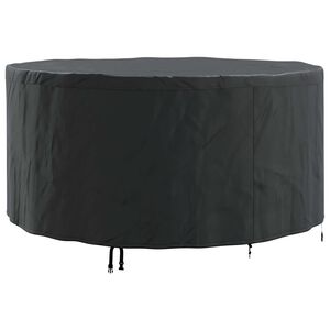 vidaXL Prevleka za pohi&scaron;tvo 182 x 182 x 85 cm 600D Oxford tkanina Črna