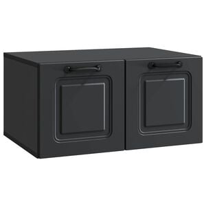 vidaXL Omarica za TV, ki jo lahko montira&scaron; na steno Črna