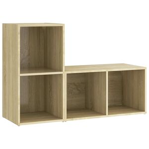 vidaXL TV omarica 2 kosa sonoma hrast 72x35x36,5 cm iverna pl.