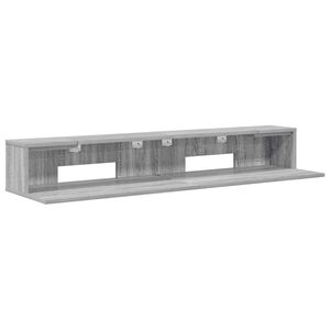 vidaXL Studio pisalna miza Siva Sonoma 152 x 36 x 19,5 cm