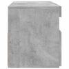 vidaXL TV omarica z LED lučkami betonsko siva 60x35x40 cm