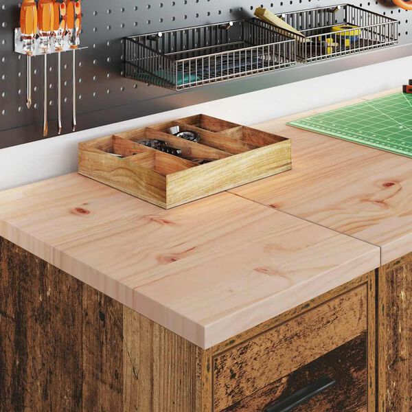 vidaXL Garažna omara za shranjevanje 30x51x85 cm trdna borovina