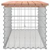 vidaXL Vrtna klop gabion 103x44x42 cm trden les douglas