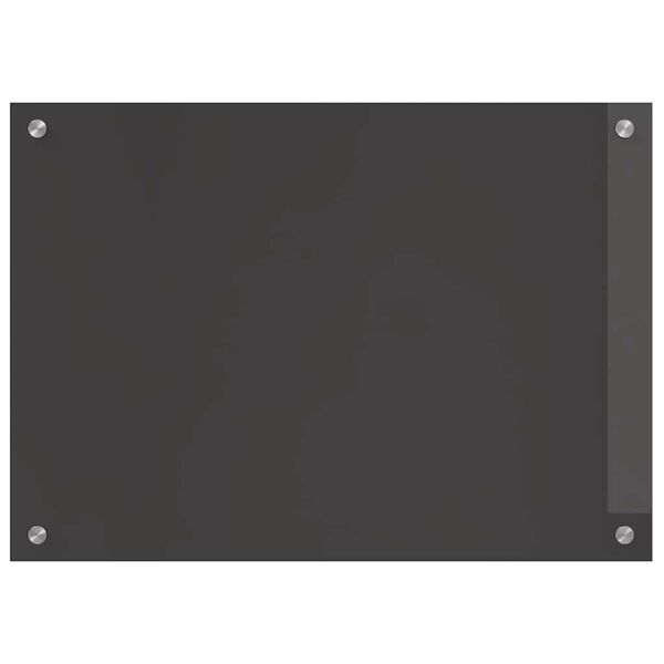 vidaXL Zaščita za kuhinjo 2 pcs Temno siva 70 x 50 cm kaljeno steklo