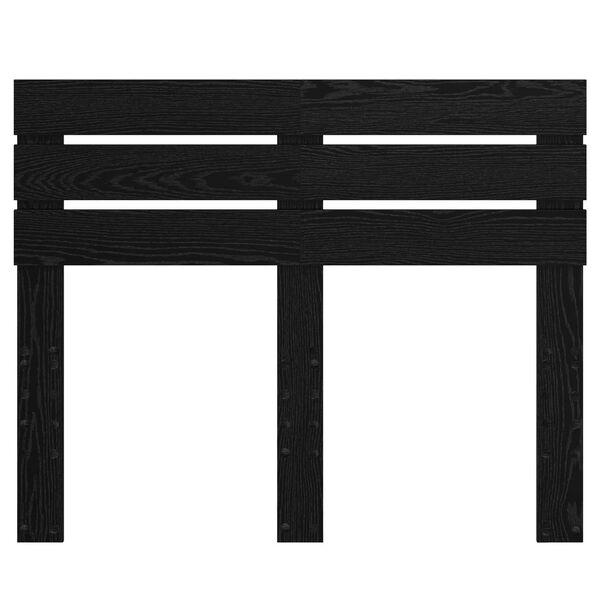 vidaXL Vzglavje Črna Orehovina 120 cm Konstruiran les