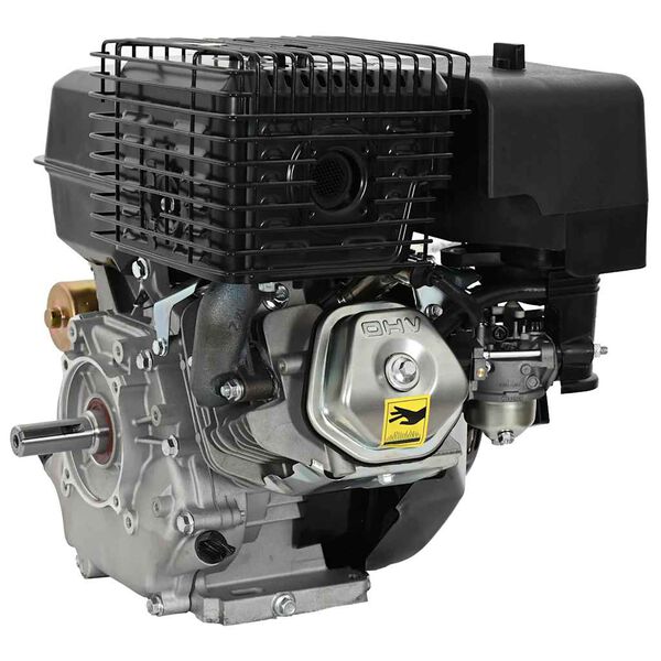 vidaXL Bencinski motor 15 KM 11 kW črn