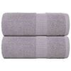 vidaXL Brisače za goste FROGN 2 kosa sive 30x50 cm 360 g/m&sup2;