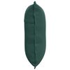 vidaXL Poglavni vzglavnik Temno zelena 60 x 50 cm Žametna tkanina