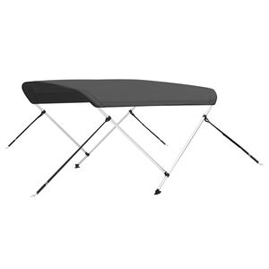 vidaXL Bimini tenda z 2 lokoma antracitna 180x130x110 cm
