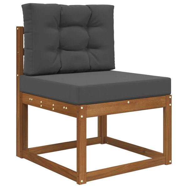 vidaXL Zunanja blazina za kavč 2 pcs Antracit Poliester