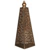 Luxform LED svetilka Pyramid 45 cm bakrena