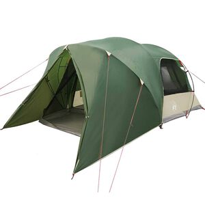 vidaXL &Scaron;otor Dome za 4 osebe s streho Zelena 455 x 252 x 178 cm