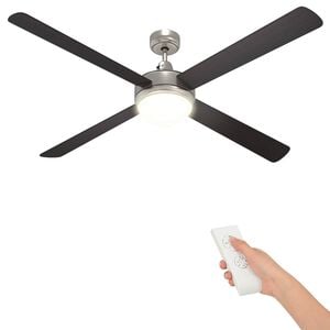 vidaXL Stropni ventilator s svetilko in daljinskim upravljalnikom