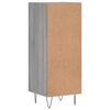 vidaXL Komoda siva sonoma 34,5x34x90 cm inženirski les