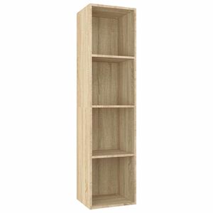 vidaXL Knjižna / TV omara sonoma hrast 36x30x143 cm iverna plo&scaron;ča