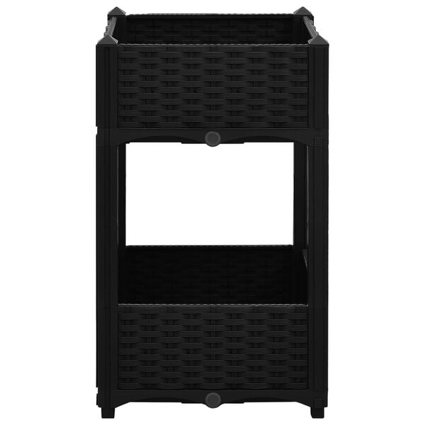 vidaXL Visoka greda 40x40x71 cm polipropilen