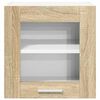 vidaXL Viseča omarica z vrati 2 pcs Sonoma hrast 40 x 31 x 40 cm