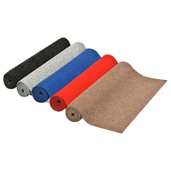 vidaXL Umetna trava s čepi 3x1,33 m siva