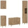 vidaXL Set kopalni&scaron;kih omaric, 4 kosi ARNHEM Artisan hrast