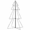 vidaXL Novoletna jelka iz 160 LED lučk notranje/zunanja 78x120 cm