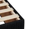 vidaXL Box spring postelja z vzmetnico črna 90x200 cm blago