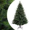 vidaXL Umetno Zložljivo Božično Drevo 120 cm PVC in kovina Zelena