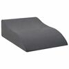 vidaXL Blazina za noge 68 x 40 x 18 cm PU pena Siva