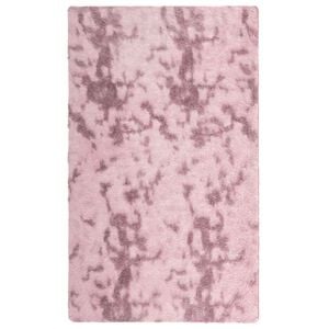 vidaXL Visoka ko&scaron;ata preproga NAVARRA pra&scaron;na roza 60x100 cm poliester