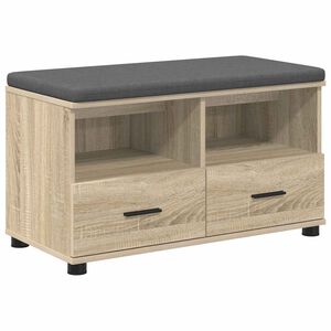 vidaXL Haldna klop Sonoma hrast 80 x 38 x 46 cm