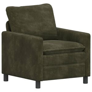 vidaXL Kavč Zelena 76 x 81 x 87,5 cm Poliester
