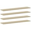 vidaXL Dodatne police za omaro 8 kosov sonoma hrast 100x20x1,5 cm